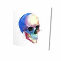 Begin Home Decor 16 x 16 in. Watercolor Colorful Skull Profile-Print on Canvas 2080-1616-MI86